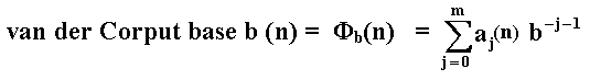 van der Corput equation