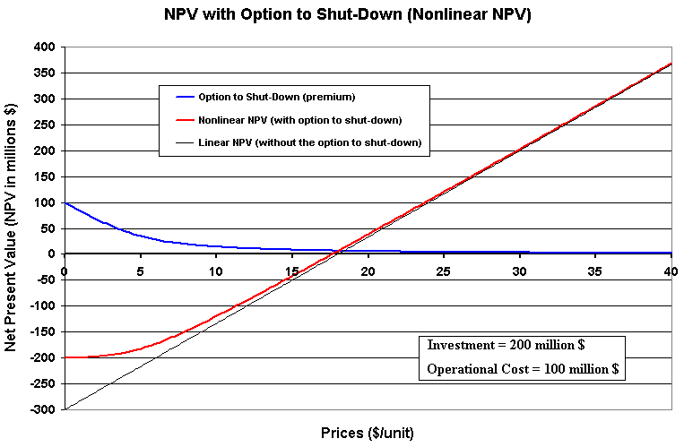 Net Present Value Chart