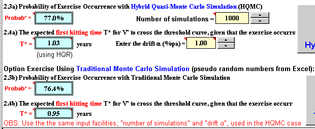 Timing facilities to calculate the expected first hitting time for finite lived options